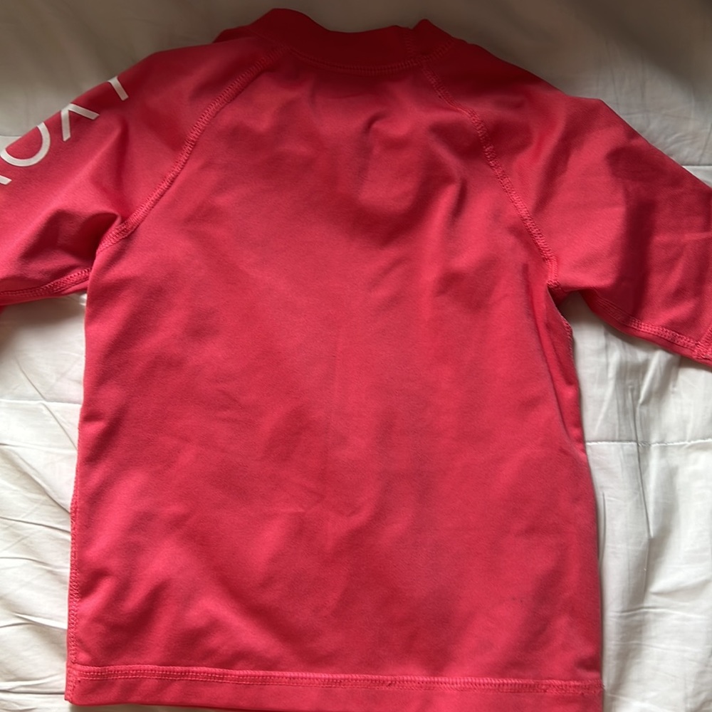 Girls Roxy Rashguard Swim Top - Picture 4 of 5